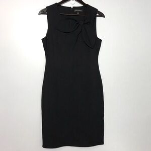 Banana Republic Black Dress with Flower on Neckline